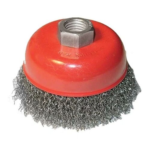 Extol Craft DRÓTCSISZOLÓ FAZÉKKEFE SAROKCSISZOLÓHOZ, M14×2 100MM, HULLÁMOS SZÁLÚ 17003 144456236