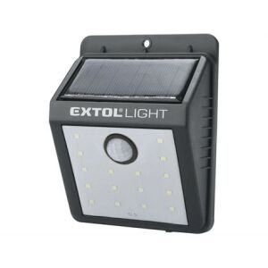 Extol Light LED LÁMPAÉJSZAKAI KÉSZENLÉTI 0.4W 16 LED 120LM 6500K NAPELEM+SZENZOR 1200MAH LI-ION AKKU 43130