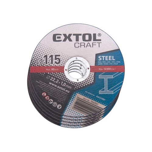 Extol Craft VÁGÓKORONG ACÉLHOZ, 115X1,0X22,2MM 106901