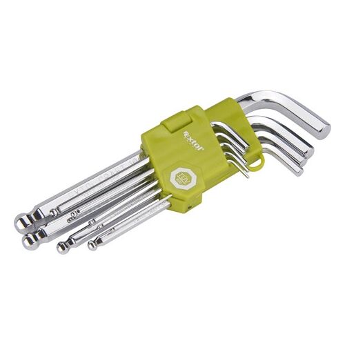 Extol Craft IMBUSZKULCS KÉSZLET, GÖMBFEJ, 9DB, 1,5-10MM 66001 144456688