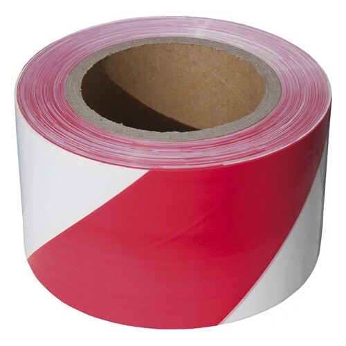 Extol Craft JELÖLŐ SZALAG, PIROS-FEHÉR, 75MM×250M, POLIETILÉN (KORDONSZALAG) 9566 144456759