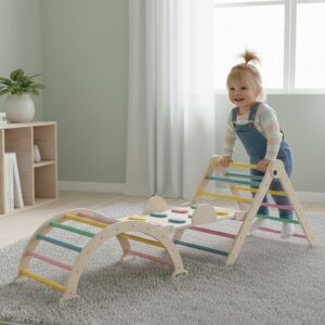 Pepita 6u1 Montessori set za penjanje s djetetom koje se igra - Igračka