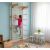 Child climbing Pepita Bordásfal 215cm Swedish ladder with rope ladder and gymnastic rings