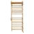 Pepita Bordásfal 215cm full view of wooden Swedish ladder with gymnastic rings and rope ladder