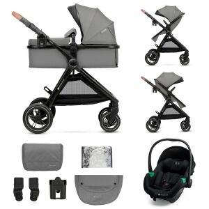 Kinderkraft Esme Pro 3in1 Multifunction Stroller #grey