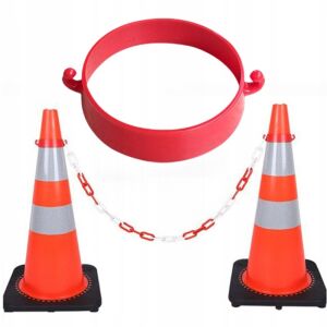 Kettenhalterkappe für Verkehrskegel mit Ringanschluss