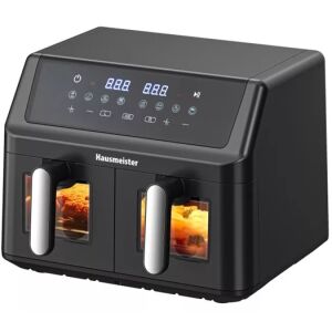 Hausmeister HM 6936 Dual Basket Air Fryer, Black - Hausmeister