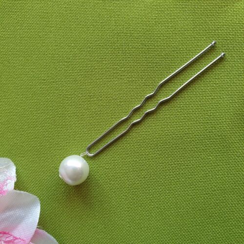 ESKÜVŐ HAD199 - Fehér 10mm-es gyöngyös hajtű 144460348