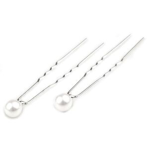 ESKÜVŐ HAD205 - Fehér 8mm-es gyöngyös hajtű 144460420 - Hajtű