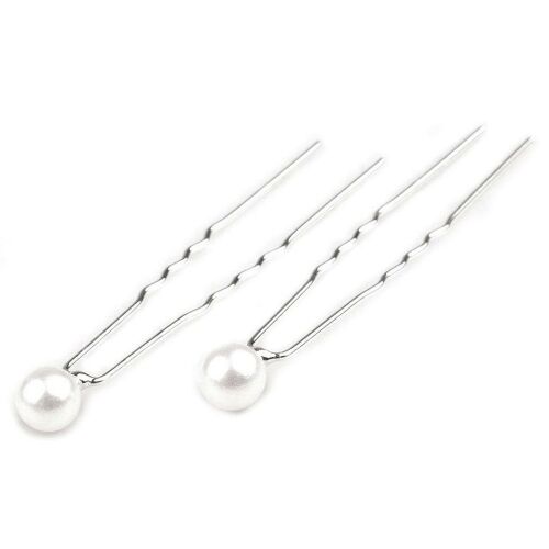 ESKÜVŐ HAD205 - Fehér 8mm-es gyöngyös hajtű 144460420