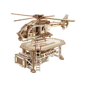 Puzzle 3D Thunder Chopper, WT, drewno, 485 elementów 144460733 - Puzzle 3D