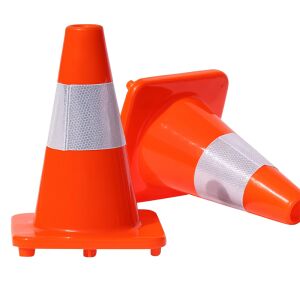 WEGKegel REFLEKTIERENDER WARNSTAB WEICHES, SCHWERES PVC 30 CM