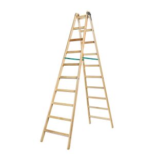 BRAKET PRÉMIUM FA LÉTRA 2X10 FOKFOKAKKAL 299CM - BR-01-2101 144469841 - Építkezés & Felújítás