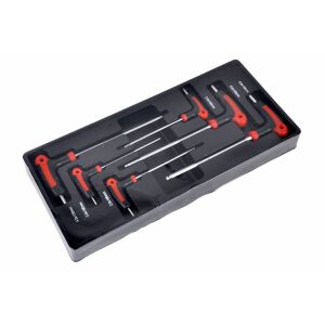 Szerszámszekrény betét, T-típusú imbuszkulcsok