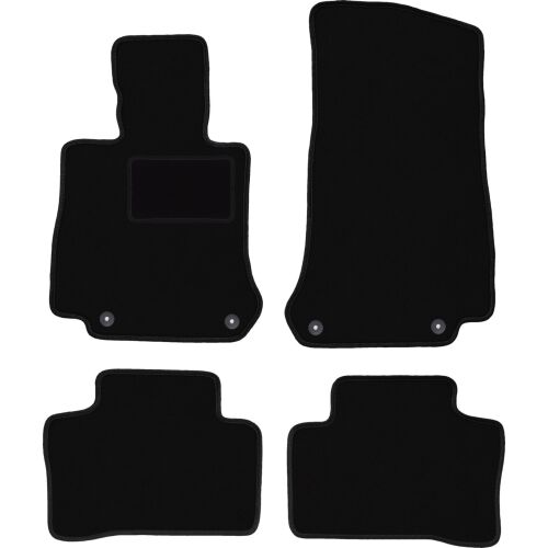Fekete velúr szőnyegek a következő modellekhez: Mercedes GLC X253 SUV (2015-) 144470926