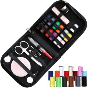 Przybornik krawiecki turystyczny organizer do szycia igły agrafki centymetr - zestaw