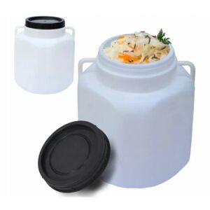 20L-ES NÉGYZET ALAKÚ MŰANYAG HORDÓ - SU-B-20L K