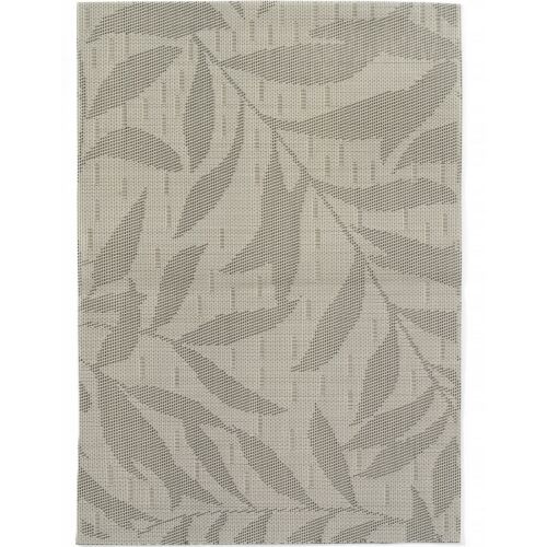 Alátét asztali állvány levelekkel 45x30cm szürke - SZETT 6 db.