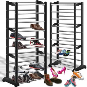 Półka regał stojak na buty 10 poziomów 51 cm 144492741 - Előszoba bútor