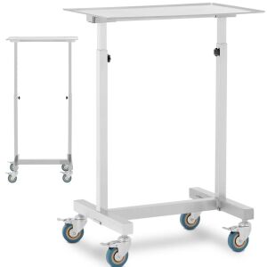 Műszeres kezelőkocsi eszközökhöz, állítható, ACÉL, 60 x 40 cm 144494468 - Zsúrkocsi