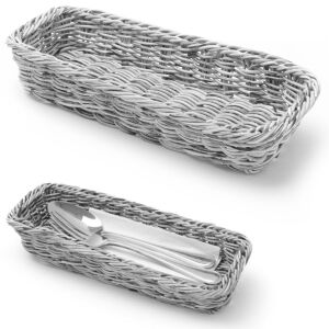 Evőeszközkosár villáknak, késeknek, kanalaknak, szürke melanzs 270x100x45 mm - Hendi 426081