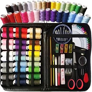 Przybornik krawiecki ogranizer na nici akcesoria w etui - 122 el.