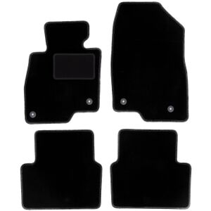 Fekete velúr szőnyegek: Mazda 3 III (BM) ferdehátú, szedán (2013-)