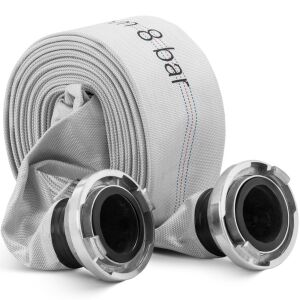 Lapos tűzoltótömlő vízhez Storz csatlakozóval 3'' 76 mm 8-24 bar 20 m 144503069 - Kert