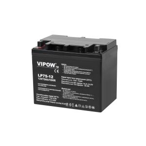 Vipow 12V 75Ah zselés akkumulátor UPS darab