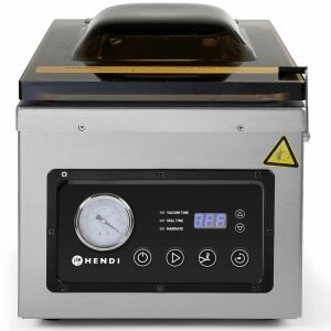 Kamrás vákuumcsomagoló gép olajszivattyúval 260mm 1000W PROFI LINE 260 Hendi 201428 144511039 - Vákuumos fóliahegesztő