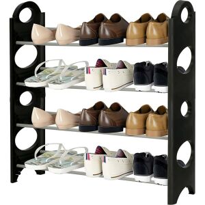 Półka regał stojak na buty 4 poziomy 63 cm 144512106 - Előszoba bútor