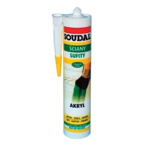 SOUDAL FEHÉR AKRIL 280ML - SIL AKRIL SOU