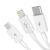 Superior 3in1 USB kábel iPhone Lightning USB-C microUSB 3.5 A 1.5 m fehér 144512723