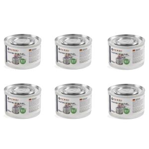 Bio etanol paszta fűtőberendezésekhez dobozos kiszerelésben, 6 db-os készlet x 200 g - Hendi 194357