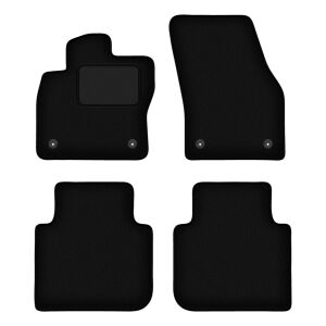 Fekete velúr szőnyegek: Skoda Kodiaq crossover (2016-)