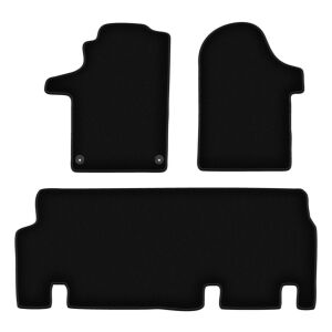 BASIC fekete velúr szőnyegek: Mercedes Vito W447 kisbuszhoz (2014-)