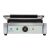 Elölnézet a ROYAL Catering RCKG-2200 Panini grillsütőről