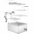 Fryer fryer fryer halfánkok sütéséhez polccal 12 l 3500 W - Hendi 205914 144514057