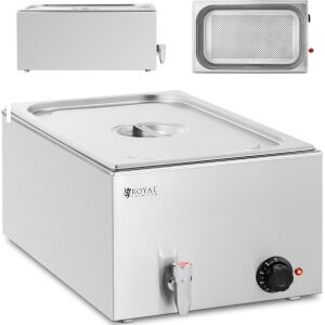 Bain-marie elektromos melegítő csappal GN 1/1 640 W 144515717 - Konyhai eszköz