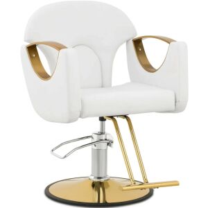 BARTON fodrászszék lábtartóval - fehér 144517614 - Fodrászat & Kozmetika