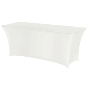 Obrus prostokątny bez prasowania 183x760cm tkanina Jersey biały - Hendi 814420