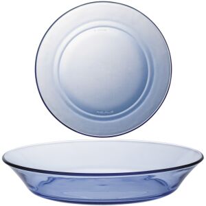 Duralex LYS MARINE mélytányér kék 195 x 35 mm - 6 darabos készlet 144525571 - Tányér