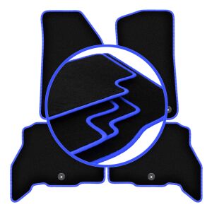 CARLUX-BLUE autószőnyegek a következőkhöz: Jeep Wrangler JL 4XE 5 ajtós (2021-2023)