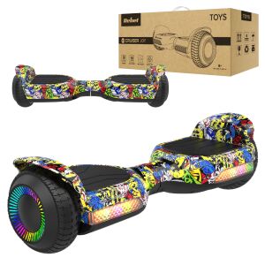 Rebel 6,5" LED-es hoverboard elektromos gördeszka gyerekeknek és felnőtteknek 144527487 - Hoverboard
