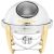 Kerek bain-marie büfé melegítő tésztaételekhez, rolós fedéllel, 6 l 144532745