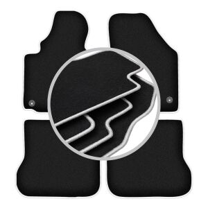 CARLUX-SILVER autószőnyegek a következő modellekhez: Volkswagen Caddy 2K FL kisbusz (2010-2015)