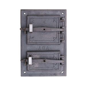 HERMETIKUSAN ZÁRT ÖNTÖTTVAS AJTÓ KÁLYHÁHOZ, NAGY, 1. SZÁMÚ KÖTÉLLEL - K/DRZ ZEL 3 144536891 - Kályha