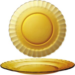 Duralex PICARDIE AMBER desszertes tányér, narancssárga, 205 mm átmérőjű - 6 darabos készlet 144538847 - Tányér