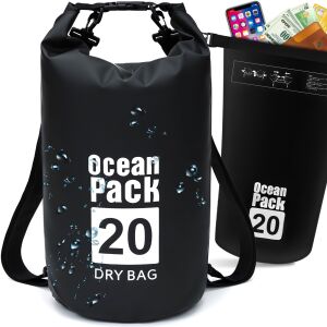 Worek plecak wodoodporny wodoszczelny na kajak łódkę 20 l