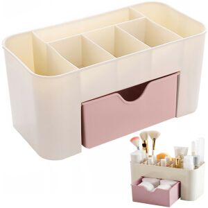 Organizer stojak łazienkowy na kosmetyki pędzle z szufladką 144546389 - Kozmetikai rendszerező